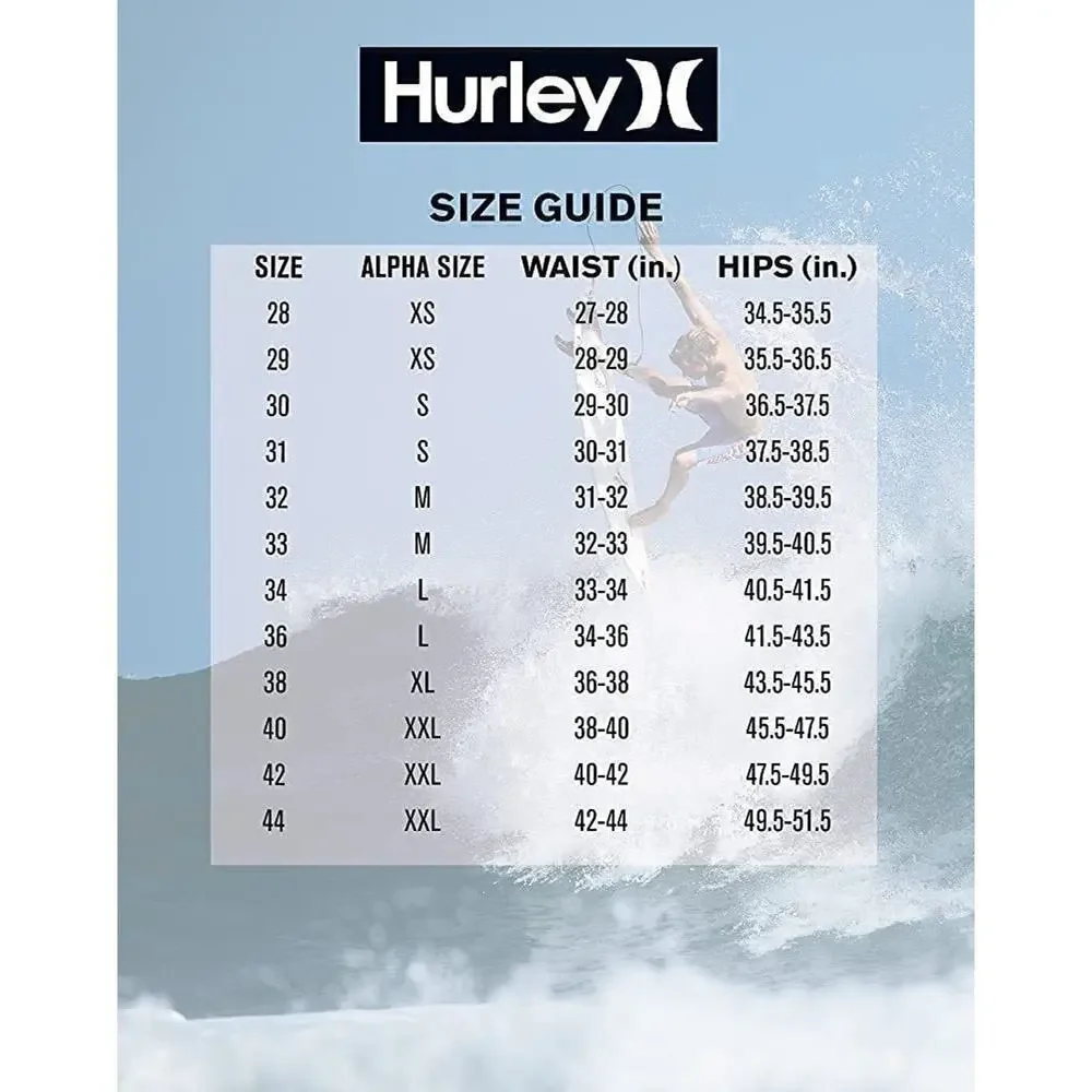 New! Hurley Men's Phantom Fast-drying Board Shorts Swim Trunks  32